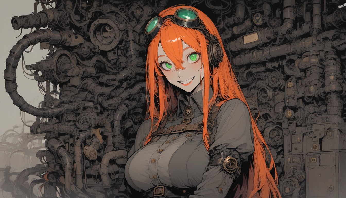 Aviator Googles, Perfect Face, Cables Hentai IA