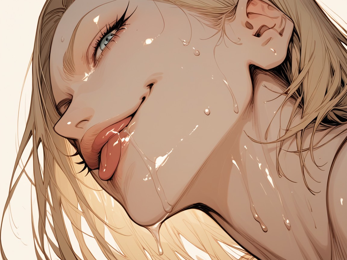 Pinned Down, Excessive Drooling, Goku Fucking Android Hentai IA