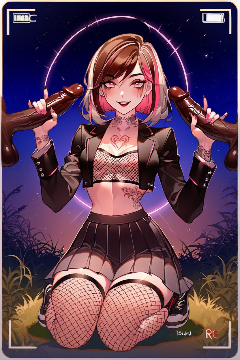 No Lights, Arms Tattoos, Night Time Hentai AI Porn