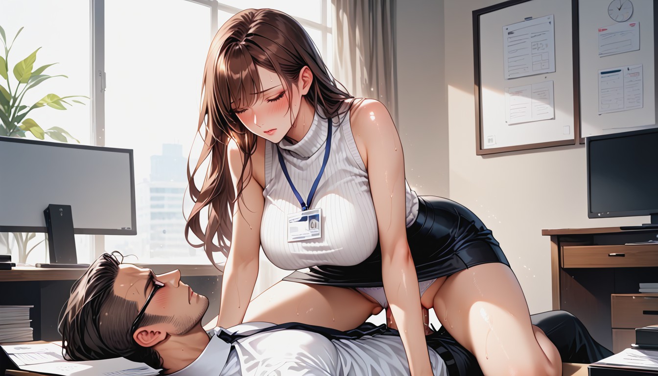 Sharp Focus, Pencil Skirt, 18+ Hentai AI Porn