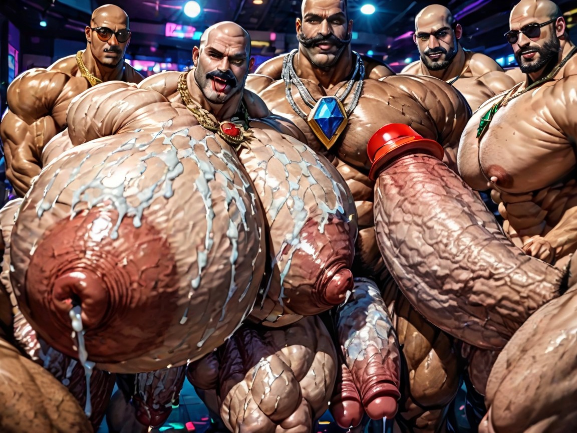 Club, Naked, Double Penetration AI Gay Porn