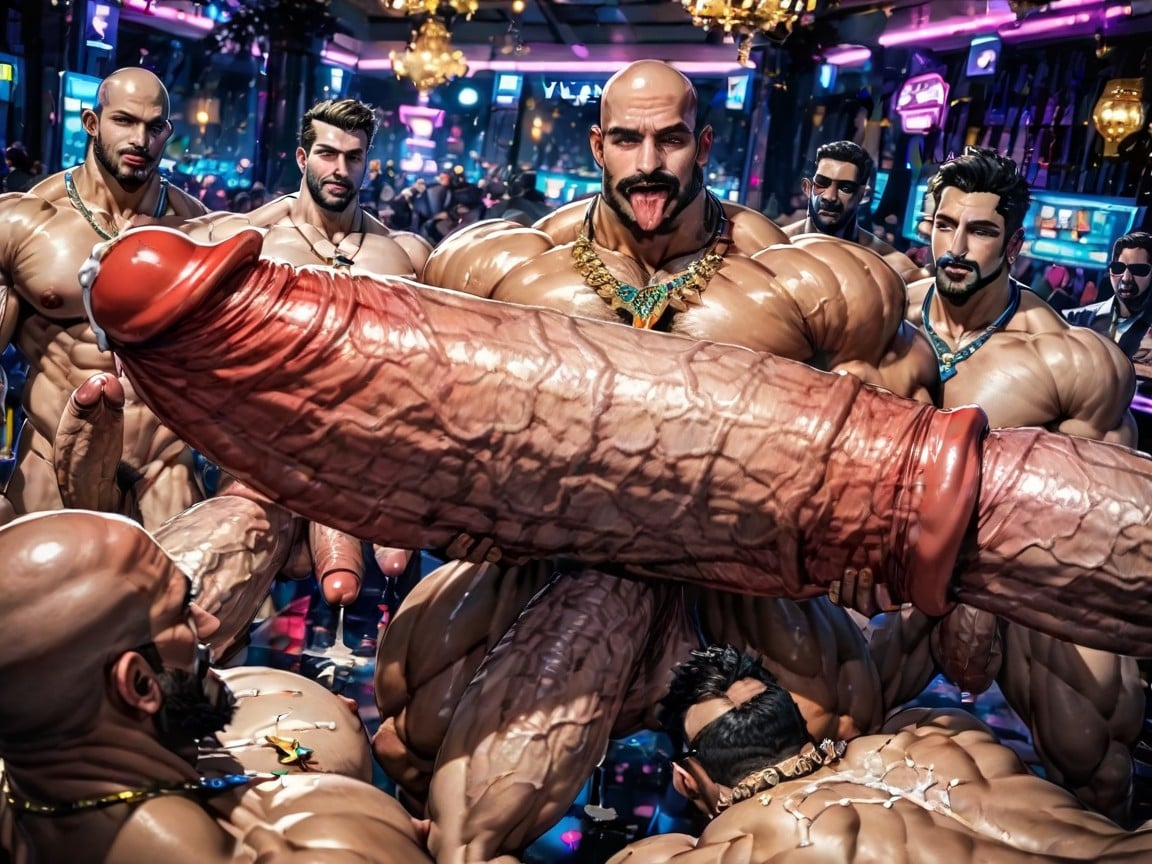 20+, Both Boobs Getting Sucked Hard, Double Penetration In Mouth AI Gay Porn