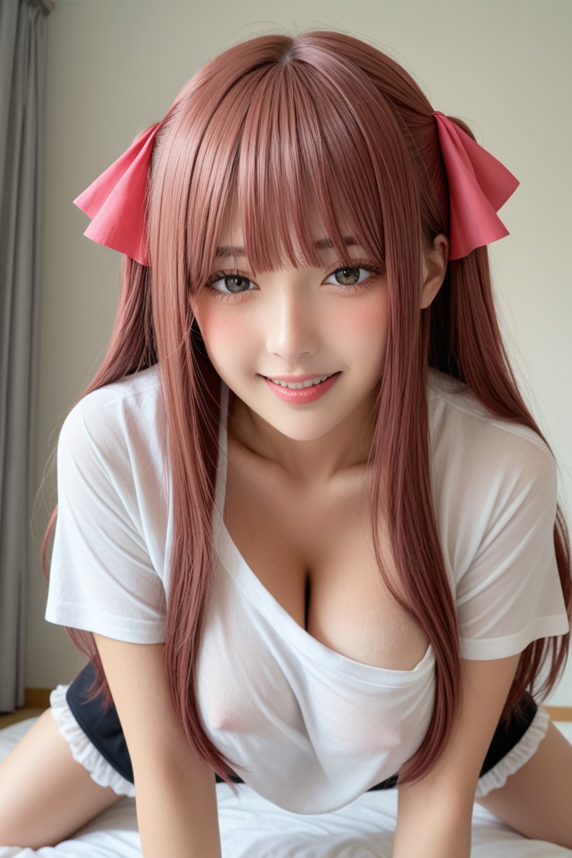 Vue De Face, Big Breast, Cutie Porno IA Asiatique