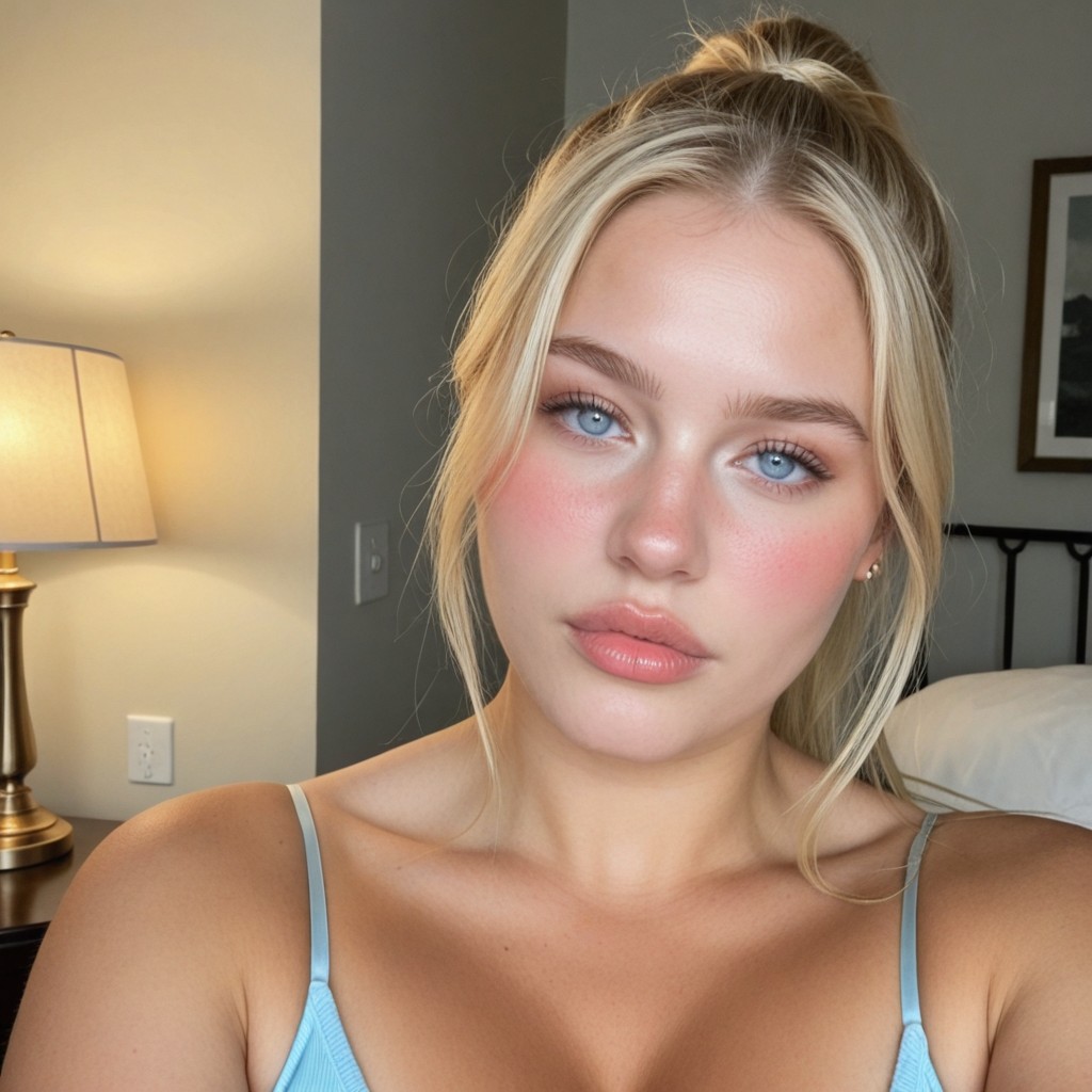 20+, Extremely Pink Cheeks, Thick Chubby Woman AI Porn