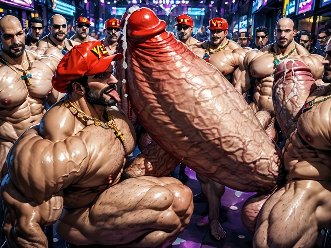 Huge Hyper Nipples, Hyper Bulky, Hyper Breasts AI Gay Porn