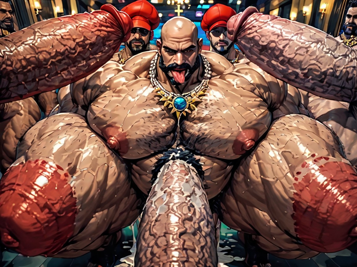 Tanned Skin, Close Up, Huge Extreme Oversized Ass AI Gay Porn