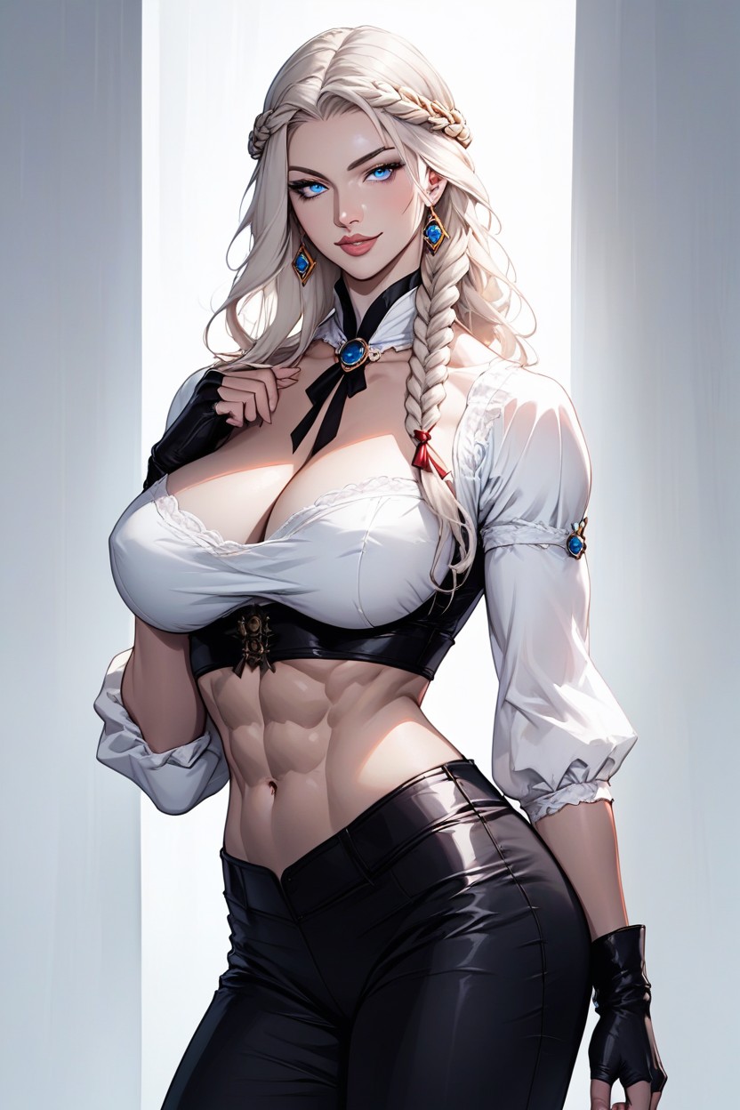Natural Breasts, Steampunk, Fit Hentai AI Porn
