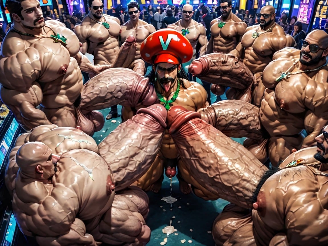 Hyper Boobs, Erect Penis, Extremadamente Pesado En La Parte Inferior Porno gay IA