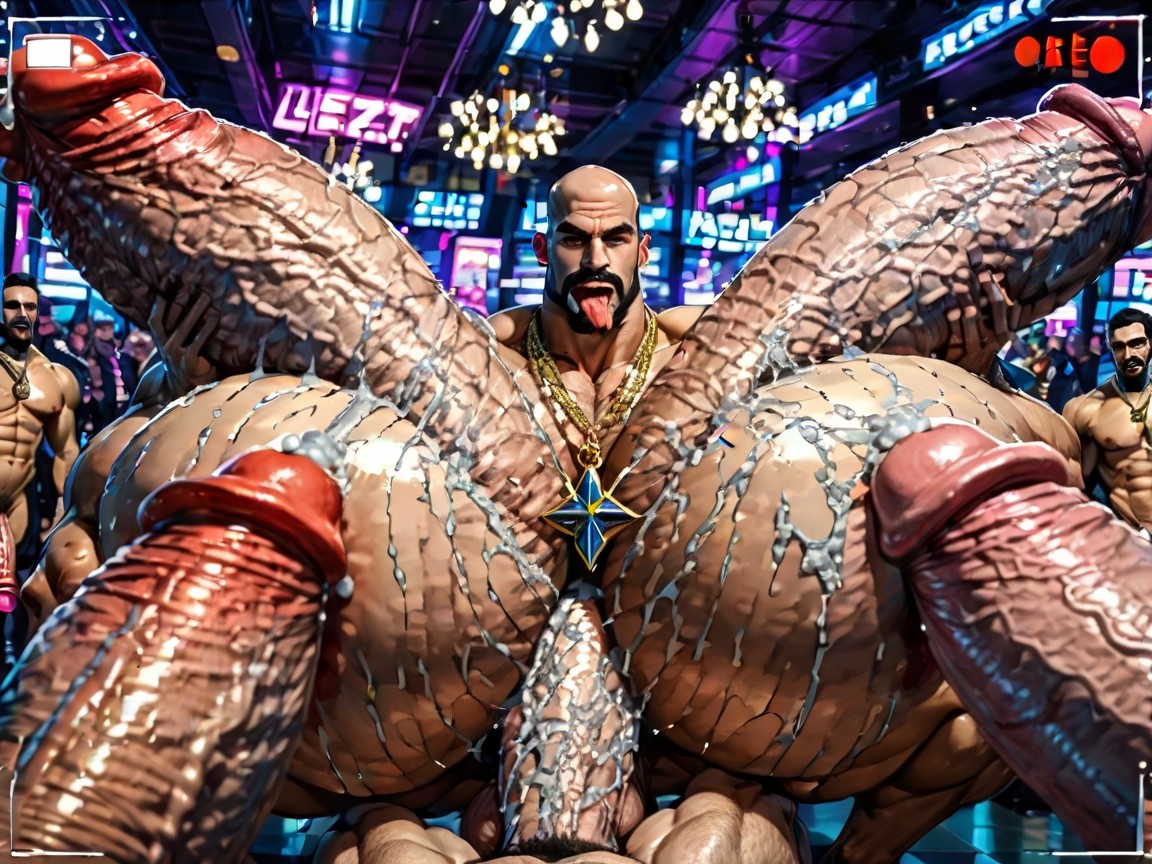 Huge Hyper Nipples, Extreme Hyper Boobs, Huge Extreme Oversized Ass AI Gay Porn