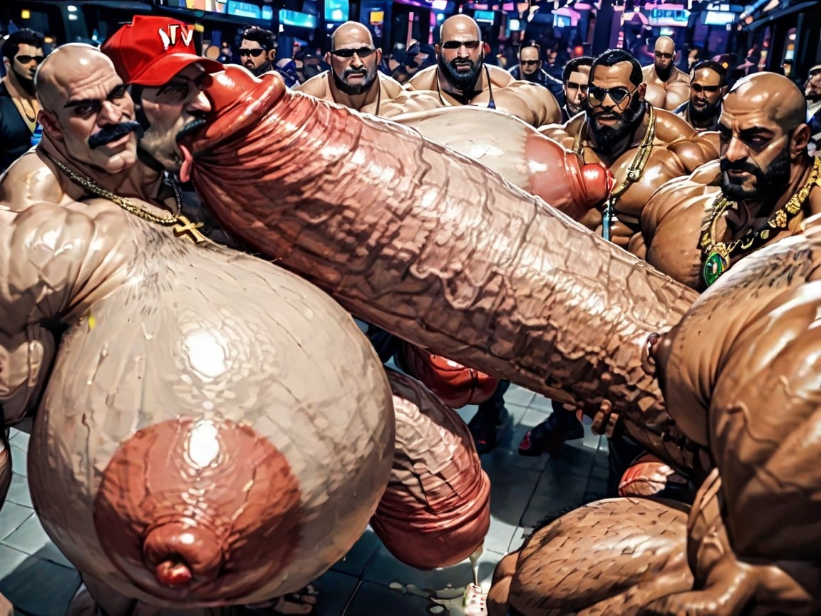 Massive Ass, Blowjob (3rd Person), Arms Behind Back AI Gay Porn