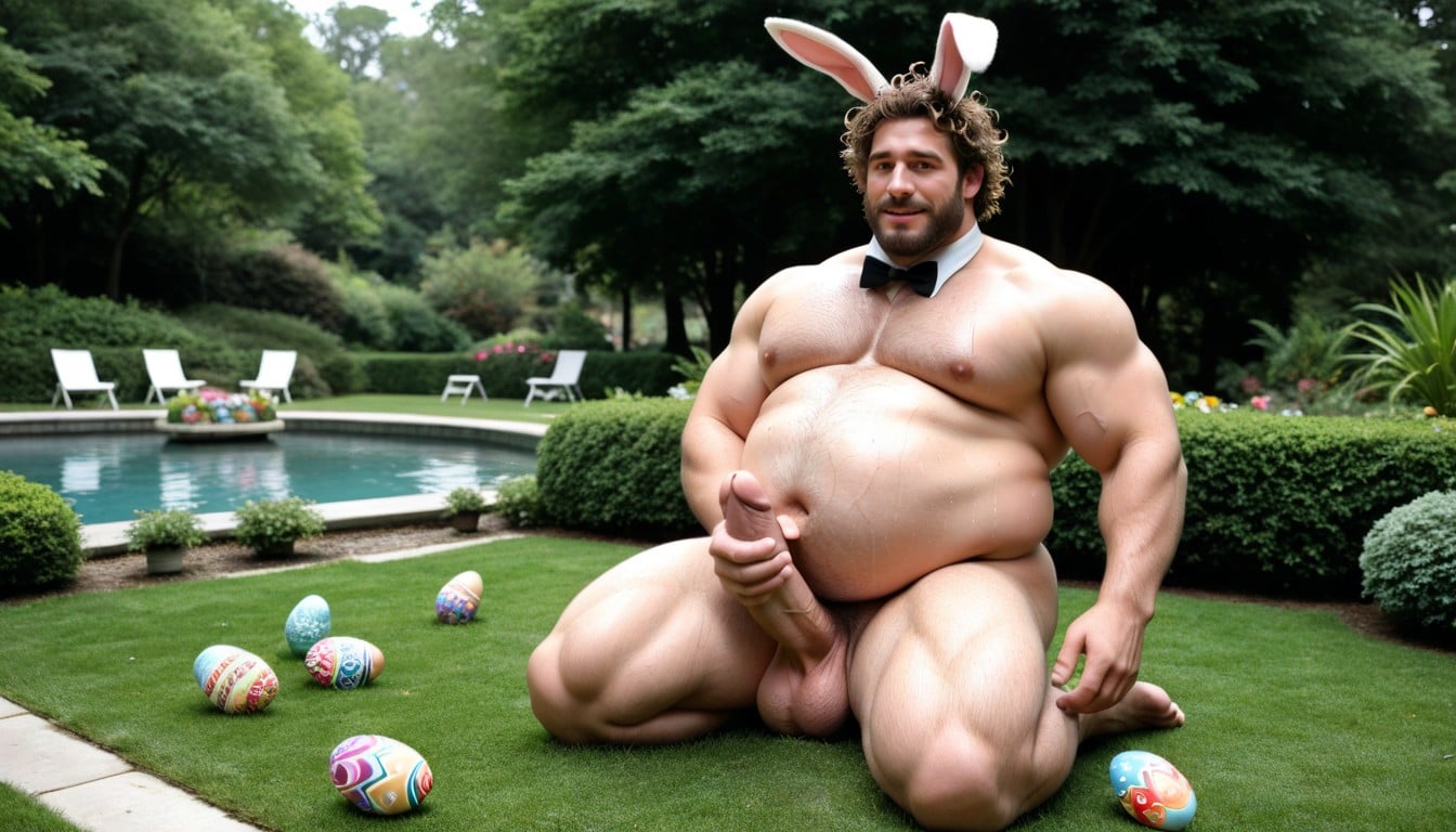 Masturbation, Extreme Pose, Cock Bigger Than Leg AI Gay Porn