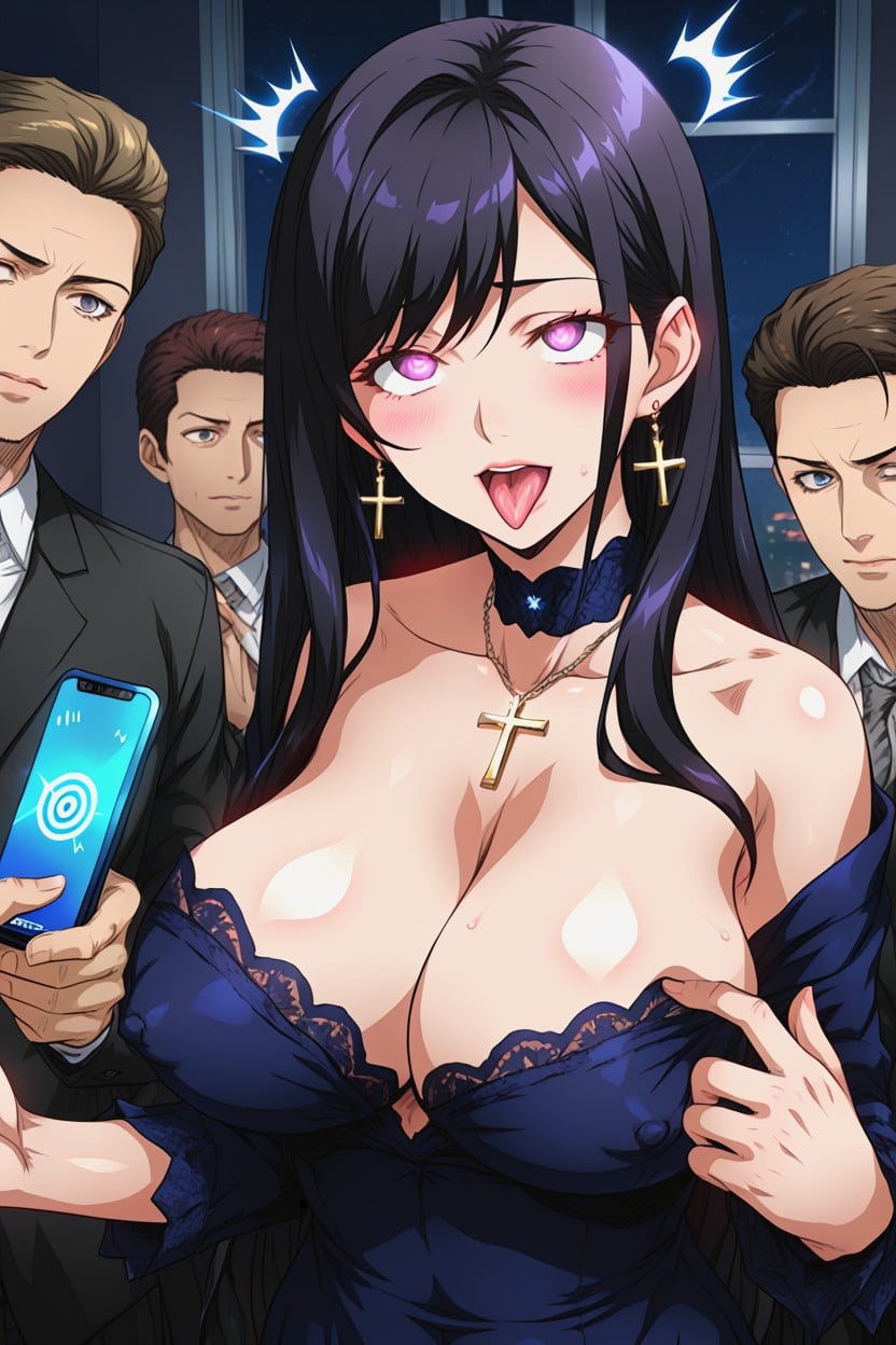 Harem, Expressionless, Cross Eyed Hentai AI Porn