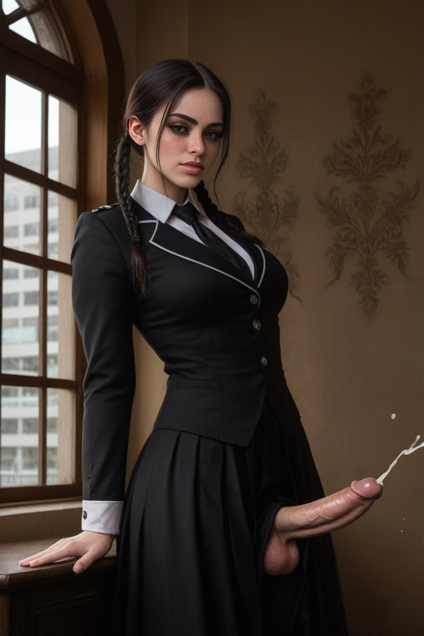 Side View, Penthouse, Hinata Face Shemale AI Porn