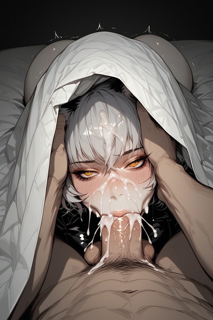 Blushing, Motion Lines, Balls Deep Hentai AI Porn