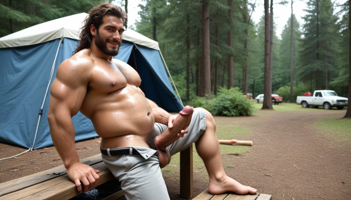 Canid Knot On Human Cock, Obese, African AI Gay Porn
