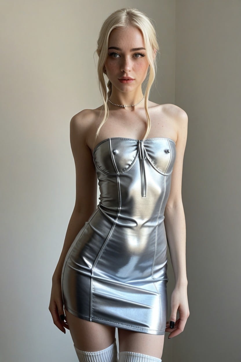 Sexy Eyes, Blonde, Chocker AIポルノ