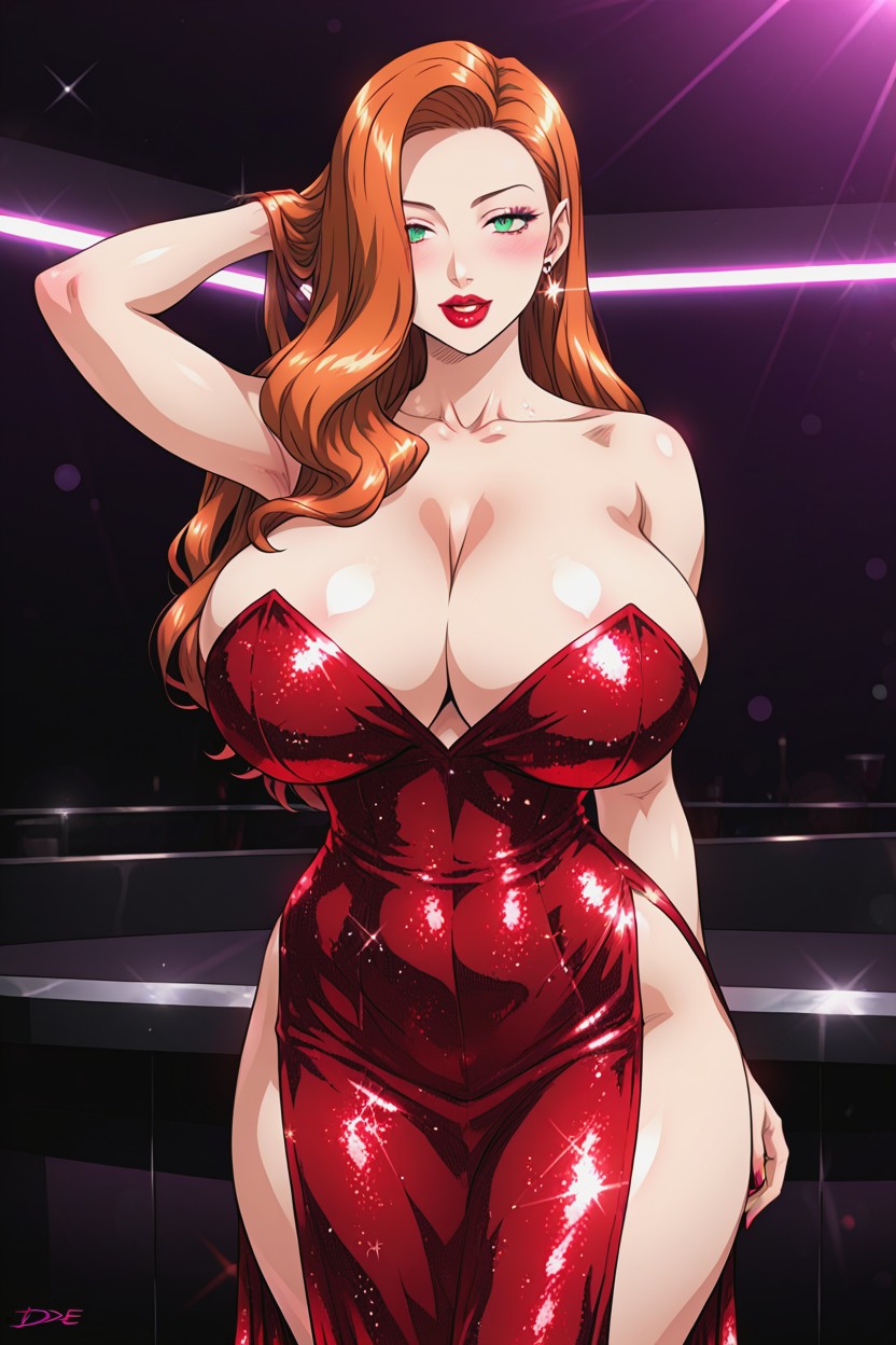 Model, Massive Ass, Detailed Face Hentai AI Porn