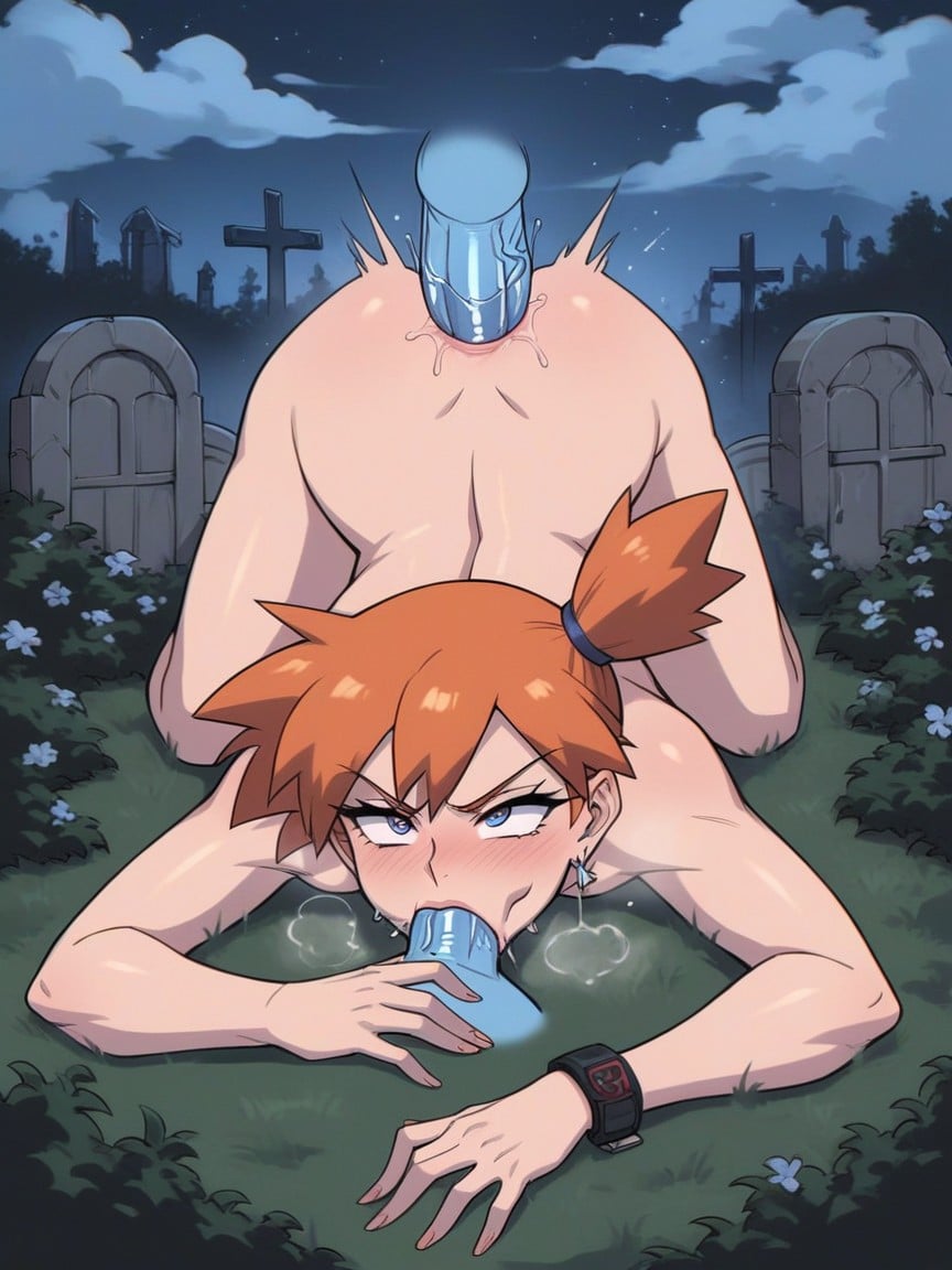 Small Breasts, Ginger, Saliva Hentai AI Porn