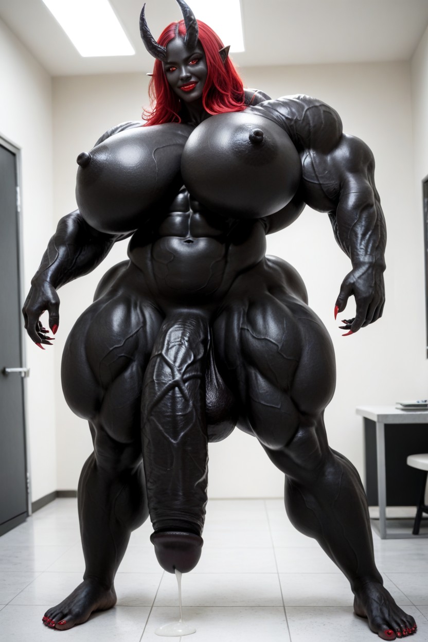 Cosplay, Gigantesco, Muscular Veins Porno shemale IA