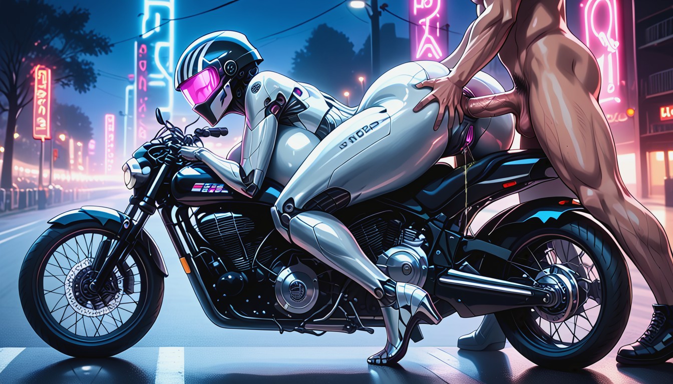 Side View, Hard Anal, Racing Helmet Hentai AI Porn