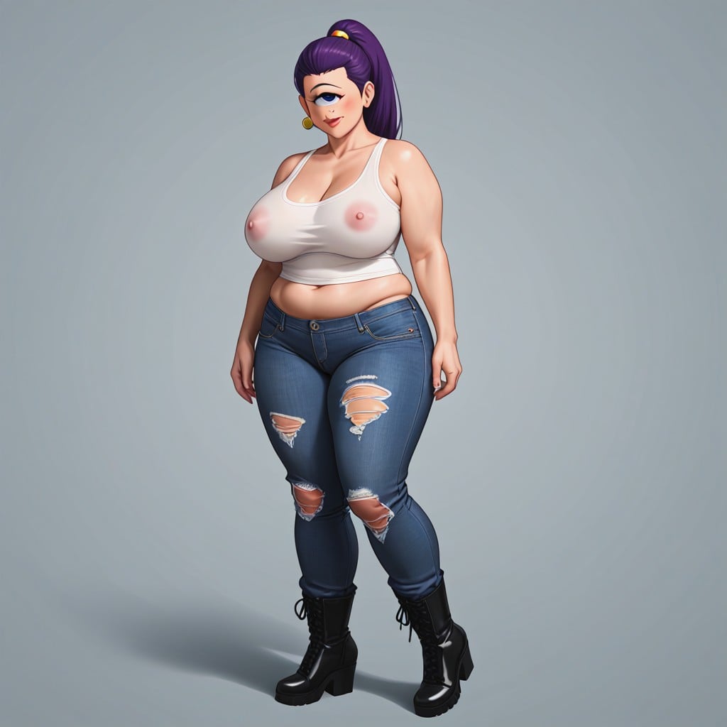 30+, Ssbbw, Ponytail AI Porn