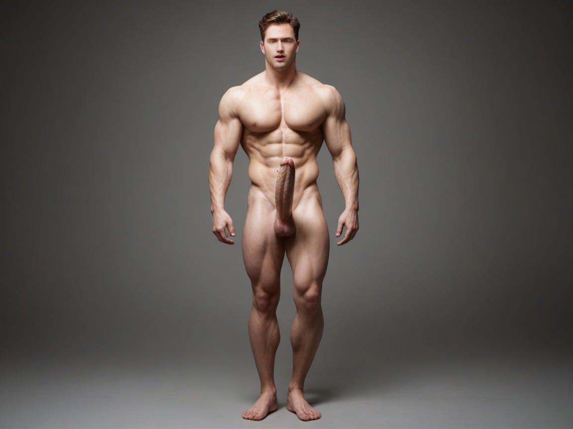 Very, Albino Skin, Inch Cock AI Gay Porn