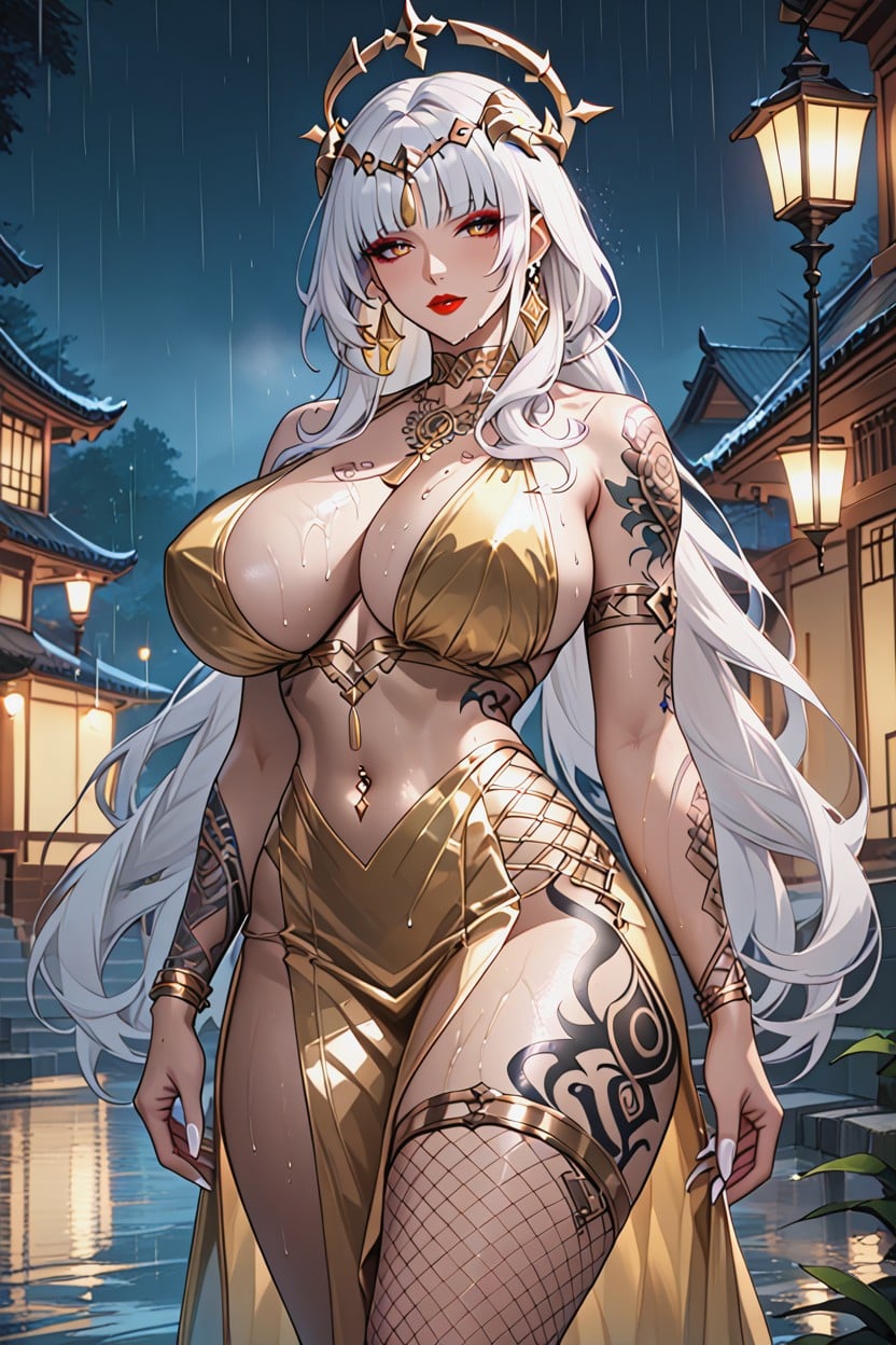 Rich, Extremely Slutty, Excessive Tattoos On Breast Hentai AI Porn