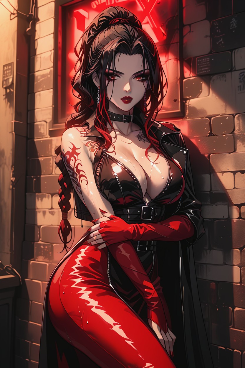 18+, Massive Ass, Dark Makeup Hentai AI Porn