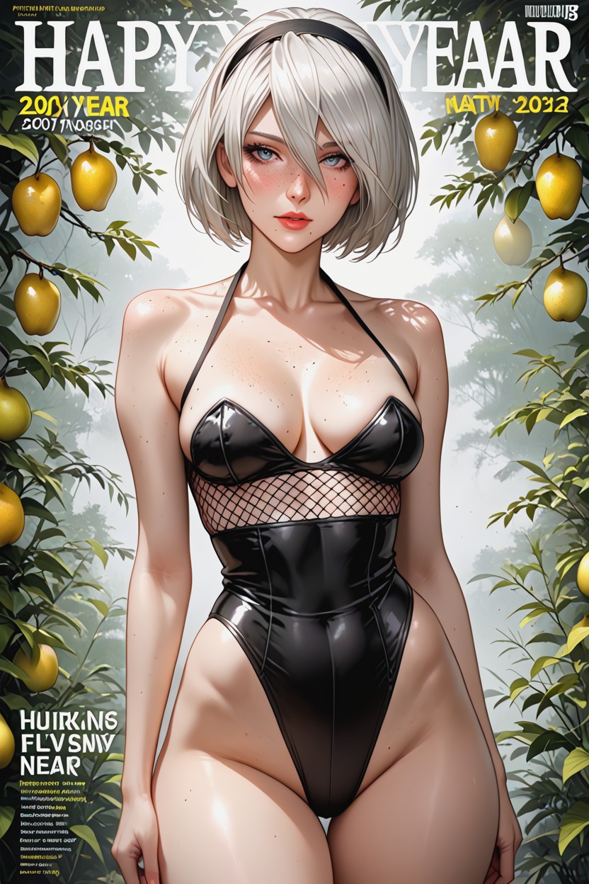 Cleavage, Soft Features, Hyper Saggy Tits AI Porn