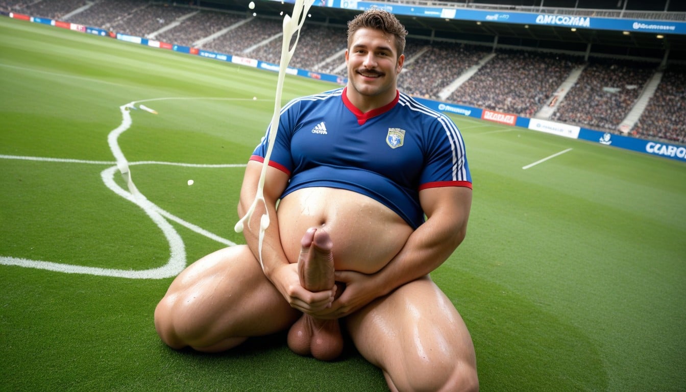 Caught In The Act, Gasping, Kneeling AI Gay Porn