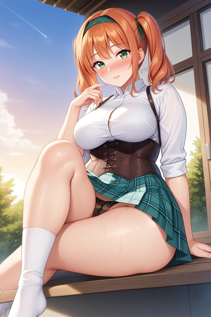 Outdoor, Corset, Juice Hentai AI Porn