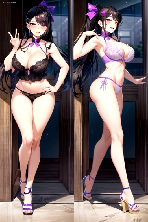 Semi-realistic Proportions, Disgusted, Various Facial Expressions Hentai AI Porn