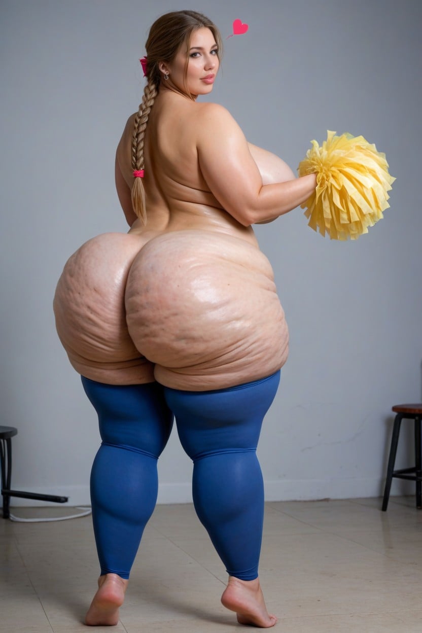 18+, Hyper Massive Ass, Big Lips BBW AI Porn