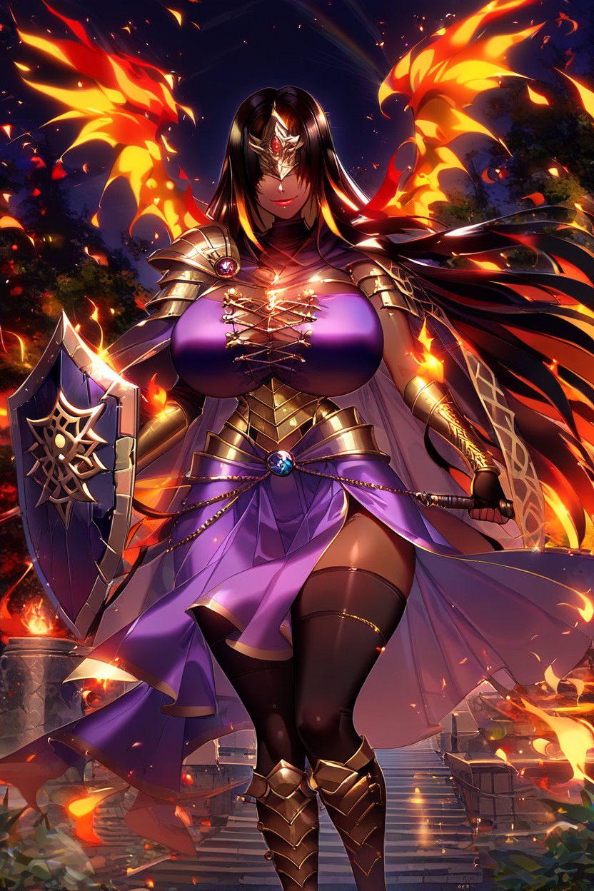 Gold Shoulder Armor, Dark Ebony Skin, 25+ Porno ebony IA