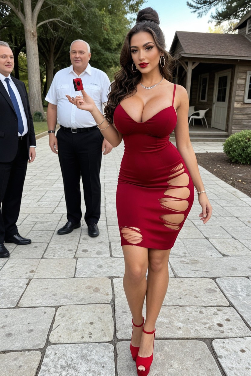 Prefect Sexy Makeup, Puffy Erect Nipples, Erotic Dynamic Walk AI Porn