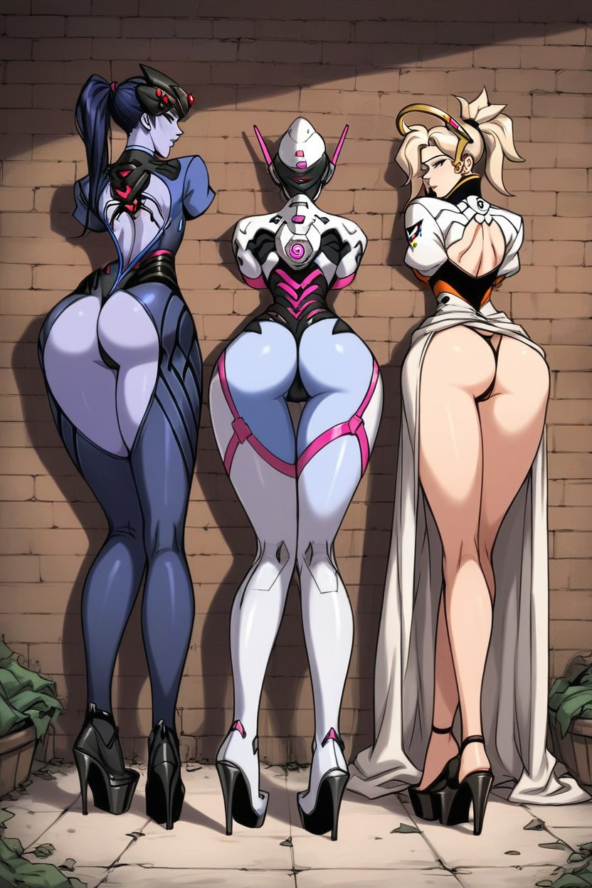Legs, Ass, Detailed Photos Hentai AI Porn