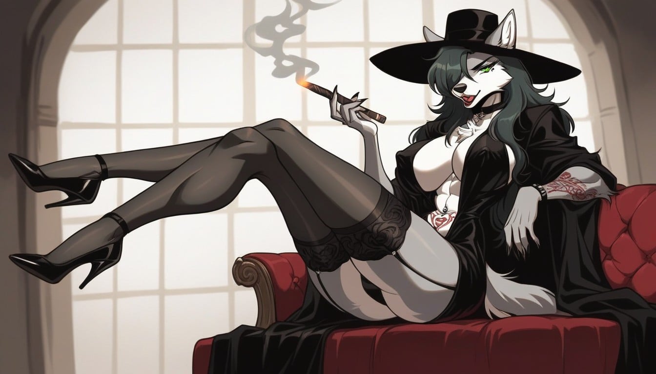 25+, Bottom Up, Mansion Background Furry AI Porn