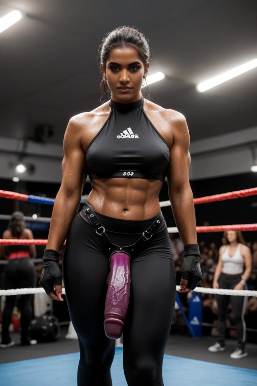Bindi, Wide Hips, Kneepads Porno indio IA