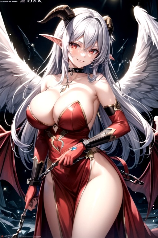 Seductive, Devil Angel, Smirk Hentai AI Porn