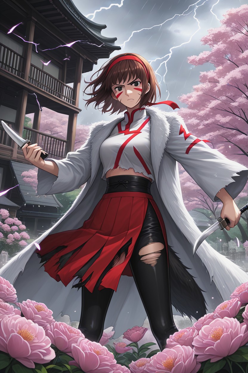 Bangs, Torn Clothes, Bobcut Hentai AI Porn
