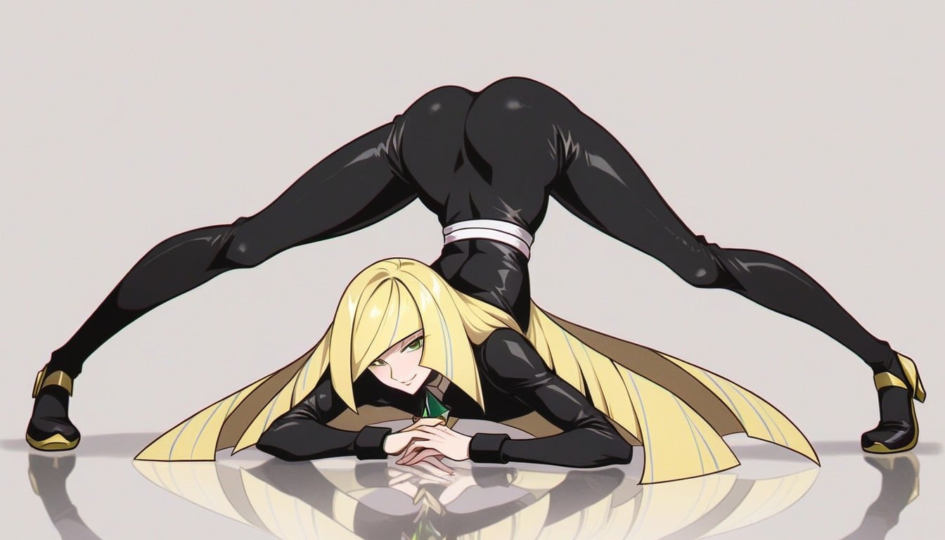 White Background, Female, Full Body Hentai AI Porn