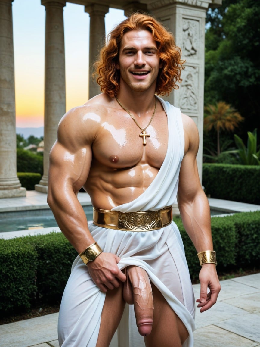 Waist, Gold Necklace, Long Flaccid Cock Porno gay IA