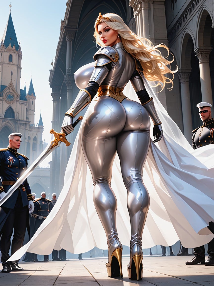 Textured Skin, Mature Princess She Ra From He Man, Seductive Look MILF AI Porn
