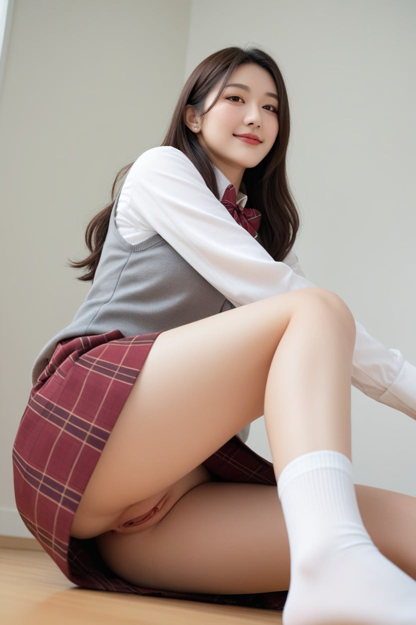 Permed Hair, 小乳, Side View AI國產黃片