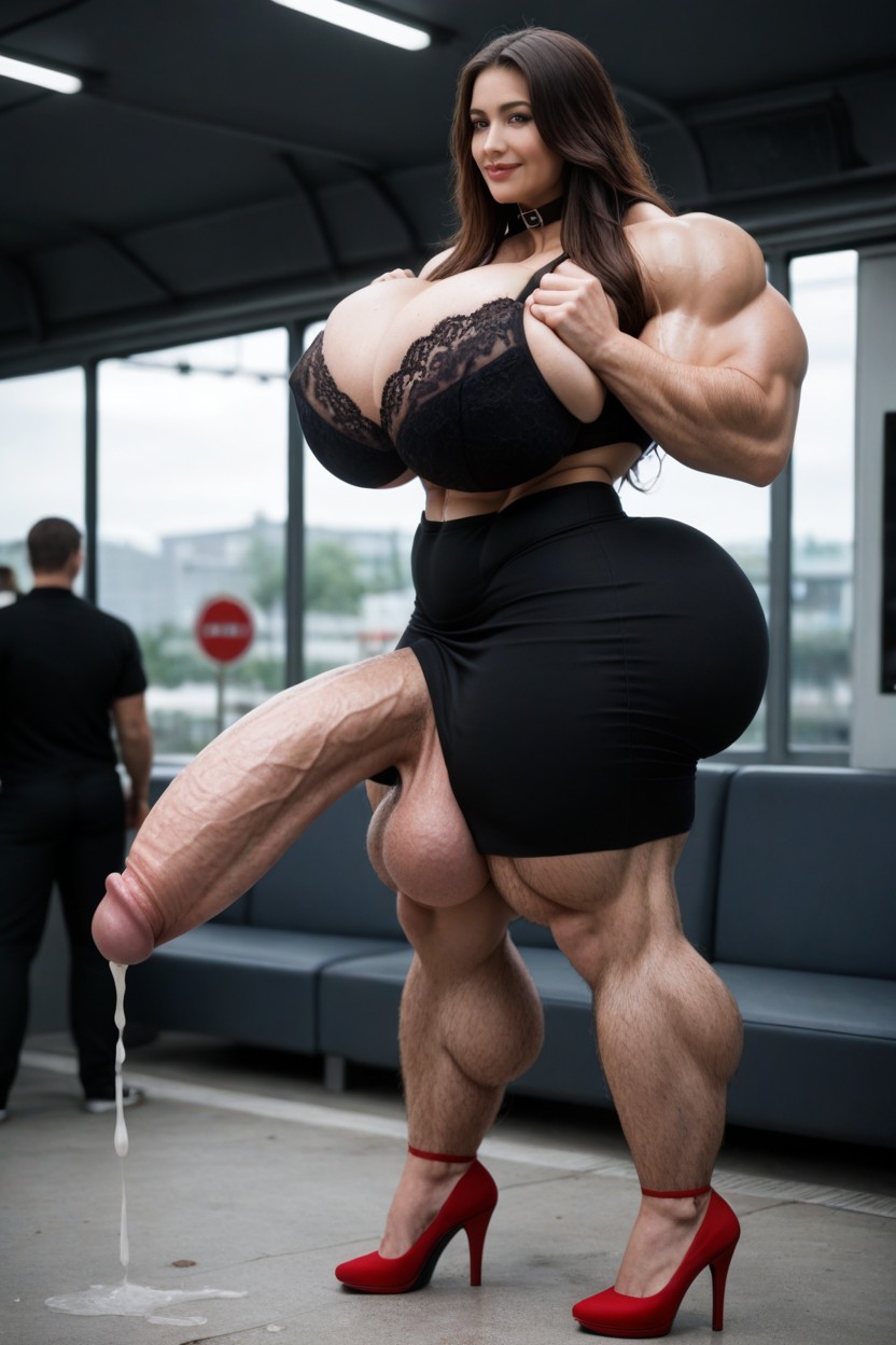 Long Leg Hair, Muscular Woman, Long Leg Hair Shemale AI Porn