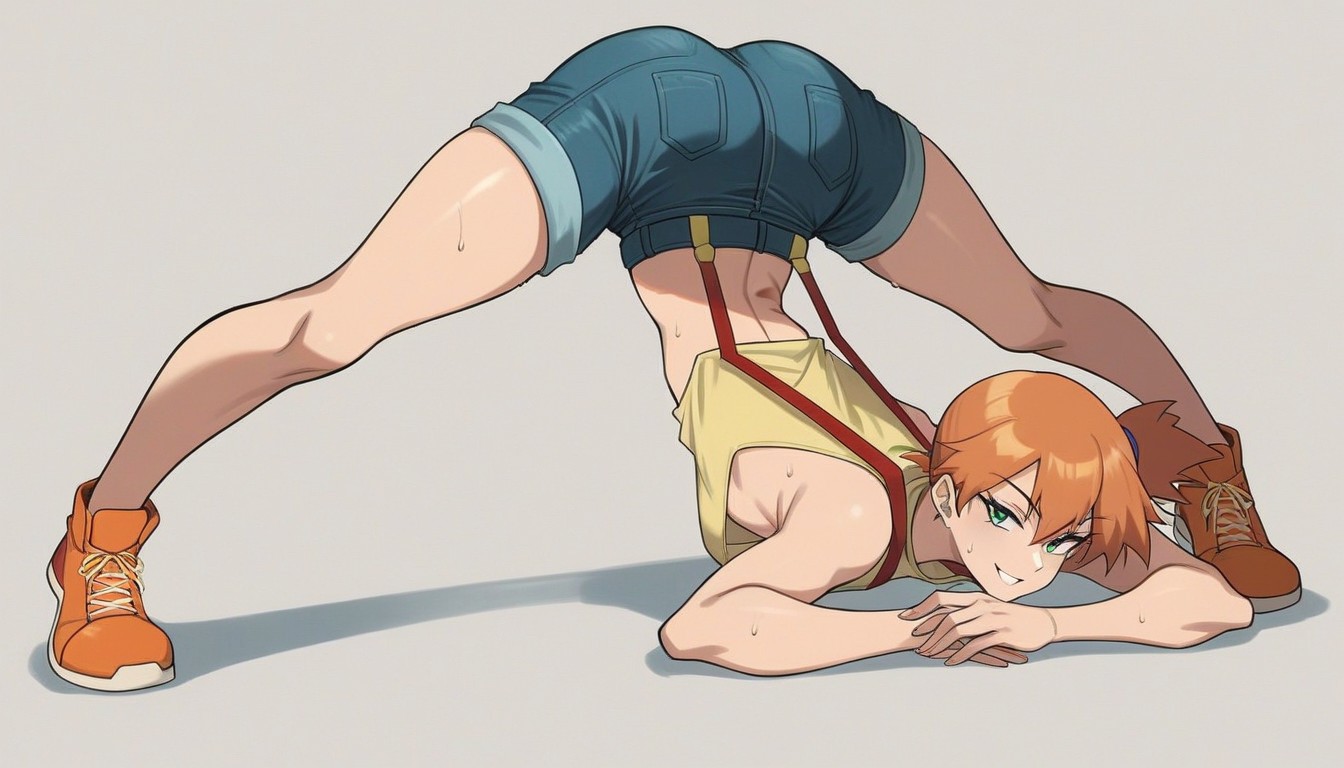 Long Legs, Perfect Anatomy, Simple Background Hentai AI Porn
