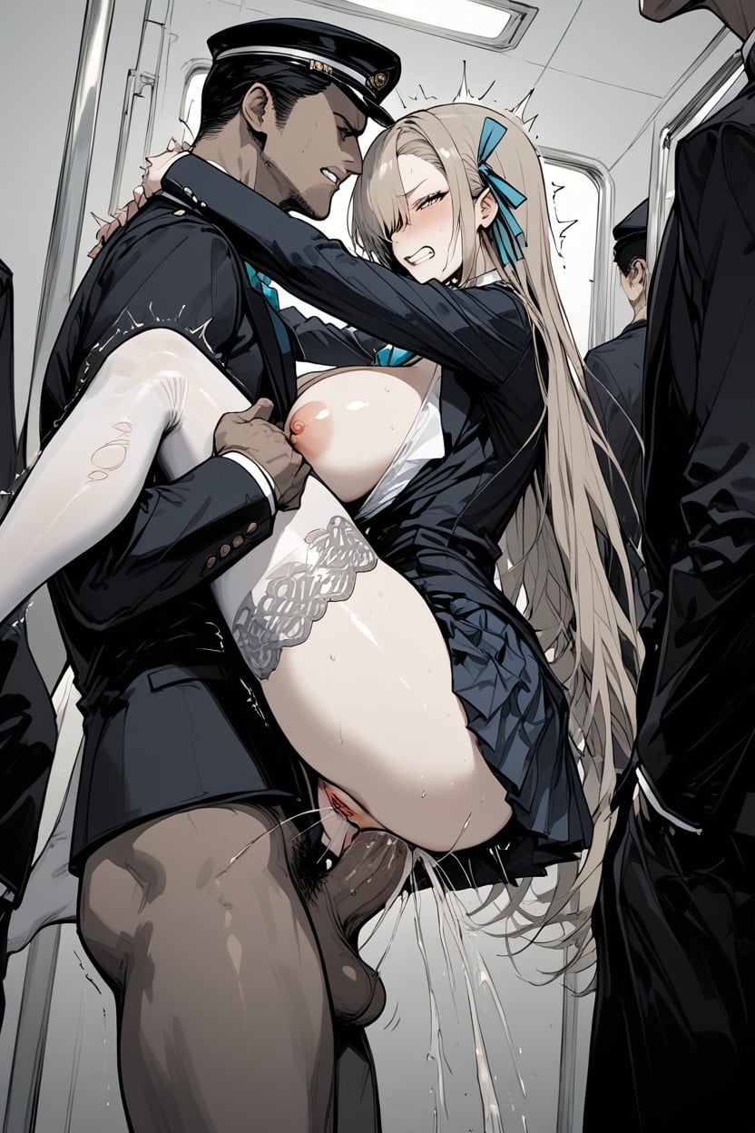 Exposed Pussy, Legs Up, Gigantic Hentai AI Porn