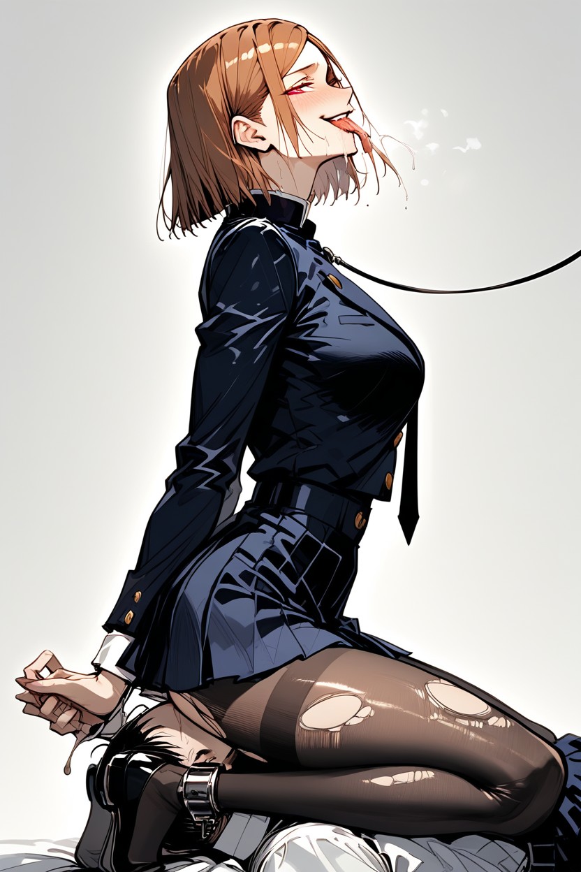 Anatomically Accurate, Kneeling, Makeup Hentai AI Porn