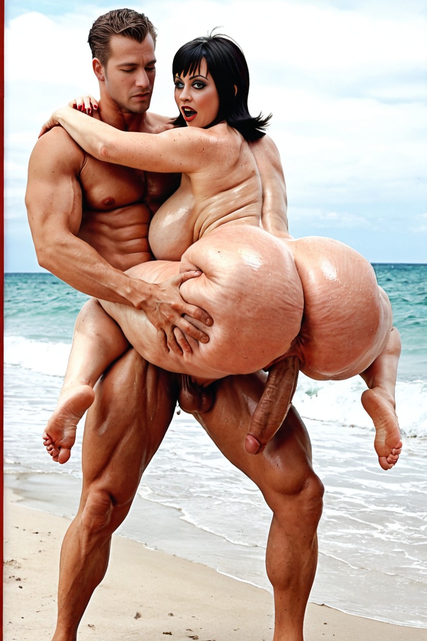 Red Lipstick, Cellulite, 25+ AI Porn