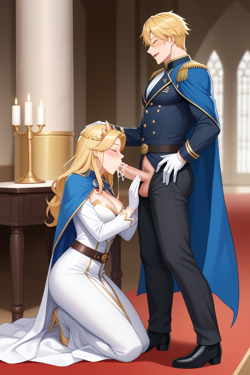 Prince, Fully Clothed, Standing AI Gay Porn